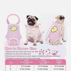 iBeans reusable female dog diapers Pink Chicken Yellow Smiley Face NWT Pack of 2